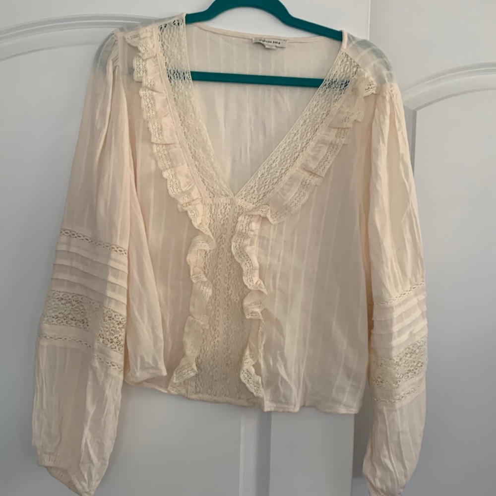 Long sleeve summer blouse Size XL